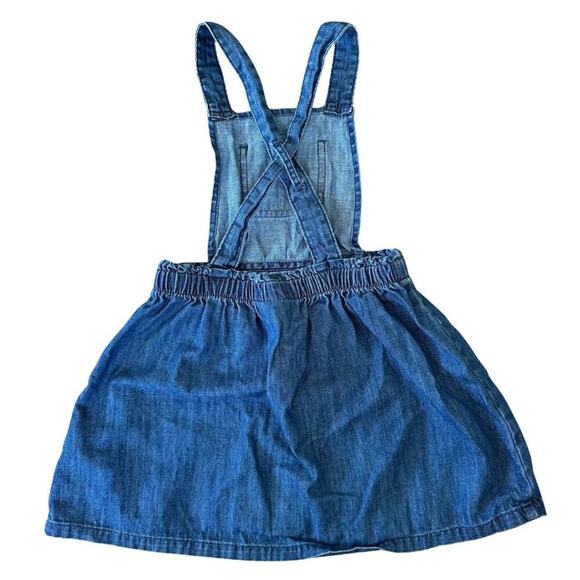 Cat & Jack Denim Jumper Cross Back Denim 3T - Picture 7 of 9